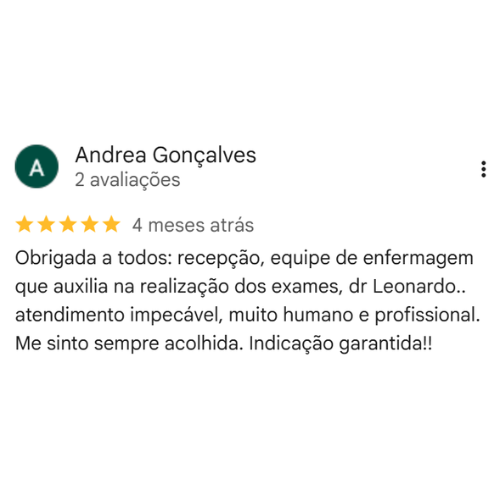 Depoimento Google Dr. Leonardo Vieira
